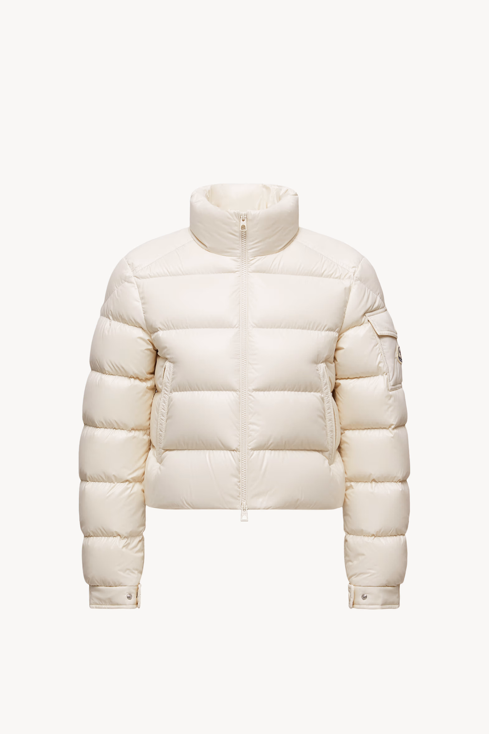Petra Short Down Jacket Women White Moncler 2
